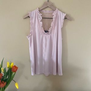 Express Blouse Tank Top with Lace